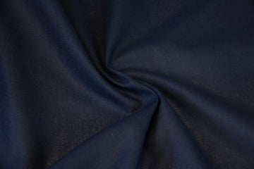 Baumwollwebware, uni, marine, 0,5 m